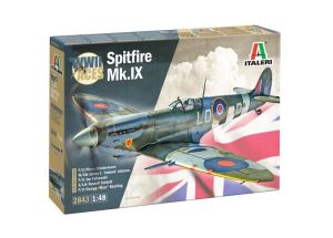 ITA2843 - Avión militar Supermarine Spitfire Mk.IX Aces (requiere montaje y pintura)