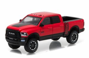 GREEN29873 - Dodge Ram 2500 Power Wagon 2017, rojo y negro, todavía en su embalaje original.