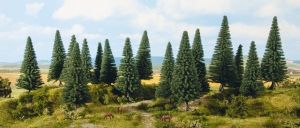 NOC24643 - 16 árboles de navidad de 4 a 10 cm