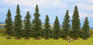 NOC25086 - 9 árboles de navidad de 8 a 12 cm