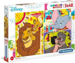 CLE25236 - Puzzles 3x48 Piezas Animales DISNEY - 32x22 cm