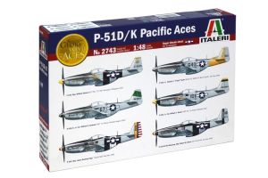 ITA2743 - Avión P51 D/K Pacific Aces para montar y pintar