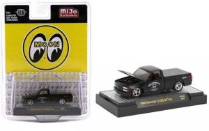M2M-31500-MJS60 - CHEVROLET C1500 SS 454 1990 Black Moon en blíster