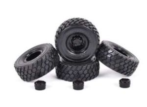 AT3200206 - 4 neumáticos MICHELIN XLD 650-560-R25 con rines negros