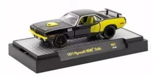 M2M-32600-81-C - PLYMOUTH HEMI Cuda 1971 negro y amarillo