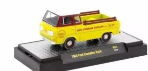M2M-32600-81-D - Camioneta Ford Econoline 1965 amarilla y roja