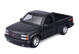MST32901BK - Camioneta Chevrolet 454 SS de 1993, color negro.