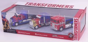 JAD33396 - pack de 3 camiones TRANSFORMERS - OPTIMUS Prime