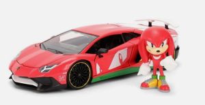 JAD36264 - Figura de LAMBORGHINI Aventador SV con KNUCKLES - SONIC
