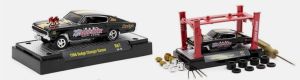 M2M-37000-67-C - Kit de modelo DODGE Charger Gasser 1966 negro en blíster