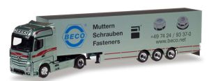 HER307055 - MERCEDES Actros BigSpace 4x2 con remolque de plataforma baja BAGEMÜL