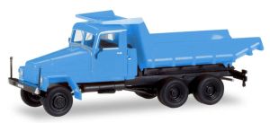 HER307581 - Camión volquete IFA G 5 6x4 azul