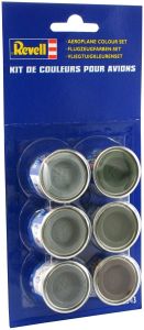 REV32343 - 6 botes de pintura Esmalte 14 ml colores para aviones