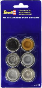REV32344 - 6 botes de pintura Esmalte 14 ml Car colors
