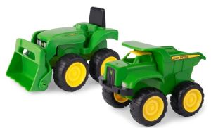 T35874 - Camión Volquete y Tractor JOHN DEERE