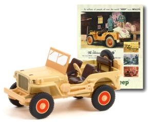GREEN39080-A - JEEP WILLYS MB 1945 COCHES VINTAGE AD en blister