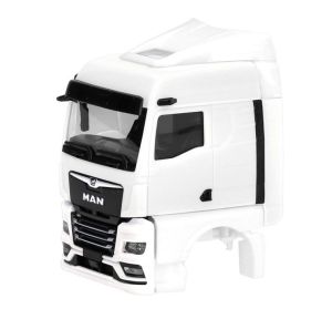 HER086349 - MAN TGX GM, cabina con deflectores y cámara retrovisora, blanco - 2 piezas para montar