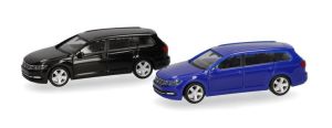 HER013772-003 - VOLKSWAGEN Passat Variant negro y azul — 2 piezas para montar