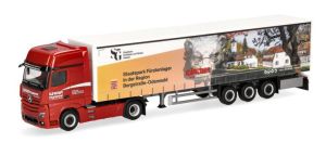 HER939263 - MERCEDES BENZ Actros 2018 4x2 con remolque de 3 ejes GARTNER - Parque Nacional de Fürstenlager