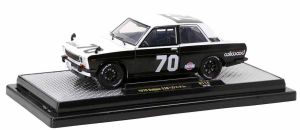 M2M-40300-114B - DATSUN 510 #70 1970 Blanco y negro WILWOOD
