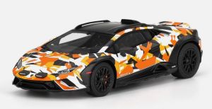 TSM430851 - LAMBORGHINI Huracan sterrato todo terreno 2024 Blanco Naranja y Negro