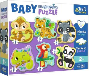 TRF44005 - Puzzle 2.3.4.5.6 Piezas - Animales Salvajes