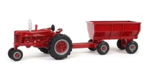 ERT44376 - FARMALL 400 cultivo en hileras con remolque