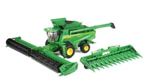 ERT45995 - Cosechadora combinada JOHN DEERE S7 800 con 2 cabezales