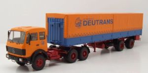 PRX47216 - MERCEDES-BENZ NG2232 6x4 con remolque cubierto de 2 ejes - DEUTRANS