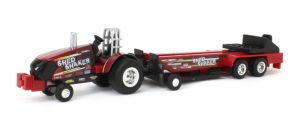 ERT47619 - CASE IH Magnum remolcando con remolque SHED SHAKER