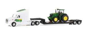 ERT47679 - PETERBILT 579 6x4 con plataforma baja y JOHN DEERE 7290R