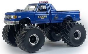 GREEN49160-D - FORD F-350 1990 #4 Monster truck - BIG FOOT de la serie KINGS OF CRUNCH en blíster