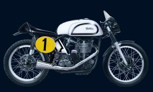 ITA4602 - Motocicleta NORTON Manx 500cc de 1951 para montar y pintar