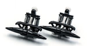 JC51001 - 2 abrazaderas D-Line negras