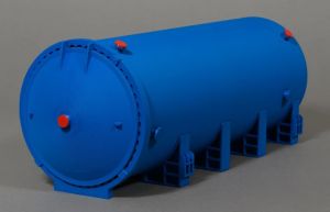 MSM5205/01 - Autoclave – azul - L.412 x l.142 x H.138 mm