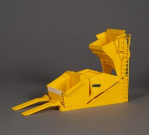 MSM5415/02 - Unidad de manipulación 2x9 m³ amarilla - L.178,7 x An.57,5 x Al.114,7 mm