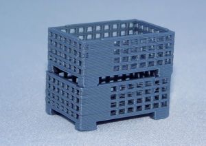 MSM5471/02 - 2 Cajas de malla metálica 24 mm x 16 mm x 10,3 mm - miniatura