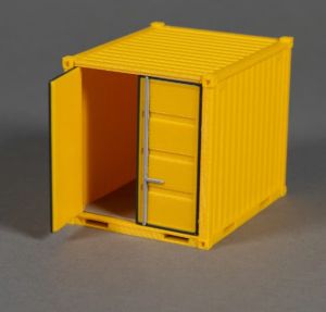 MSM5703/01 - Contenedor de materiales de 10 pies – Amarillo – L.59,8 x An.48,8 x Al.51,8 mm