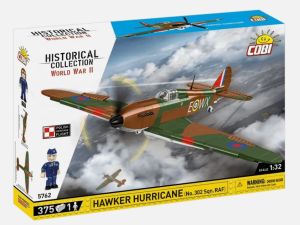 COB5762 - Avión militar Hacker Hurricane n.° 302 - 375 piezas