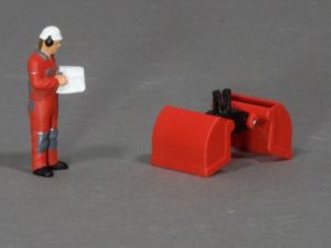 MSM5805/01 - Pinza – Roja – L.33,6 x An.20 x Al.17,5 mm
