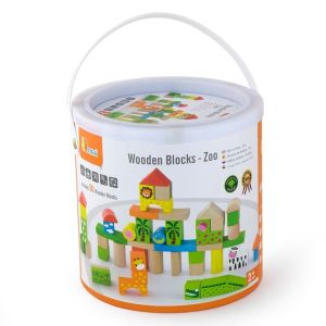 VIG50286 - Barril de 50 cubos de madera en el zoo