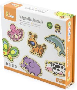 VIG58923 - 20 Animales magnéticos de madera