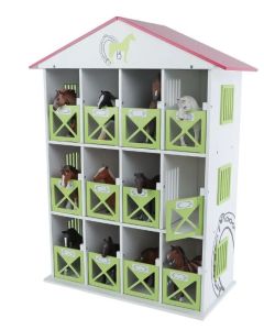 KID610308 - Establo con 12 boxes - 19 x 41 x 53 cm - sin animales