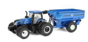 ERT61032 - NEW HOLLAND T8.385 con remolque para granos J&M