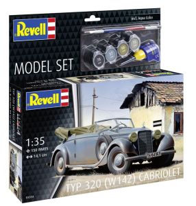 REV63354 - MODEL SET - Cabriolet Tipo 320 para montar con pintura