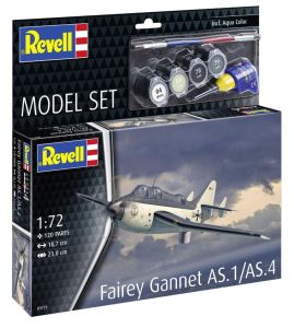 REV63775 - MODEL SET - Avión de combate FAIREY Gannet AS.1/AS.4 para montar con pintura