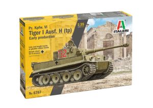 ITA6767 - Char Pz. Kpfw. VI Tiger I Ausf. E/H1 para ensamblar y pintar