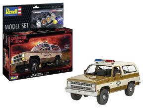REV67724 - MODEL SET - CHEVROLET K5 Blazer 1985 - STRANGER THINGS para montar con pintura
