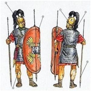 ITA6021 - Infantería romana I.st Cen. BC para pintar