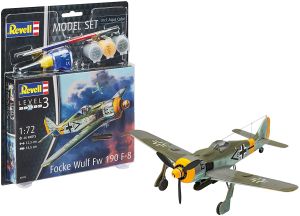 REV63898 - Model Set Focke Wulf Fw190 F-8 con pintura para montar